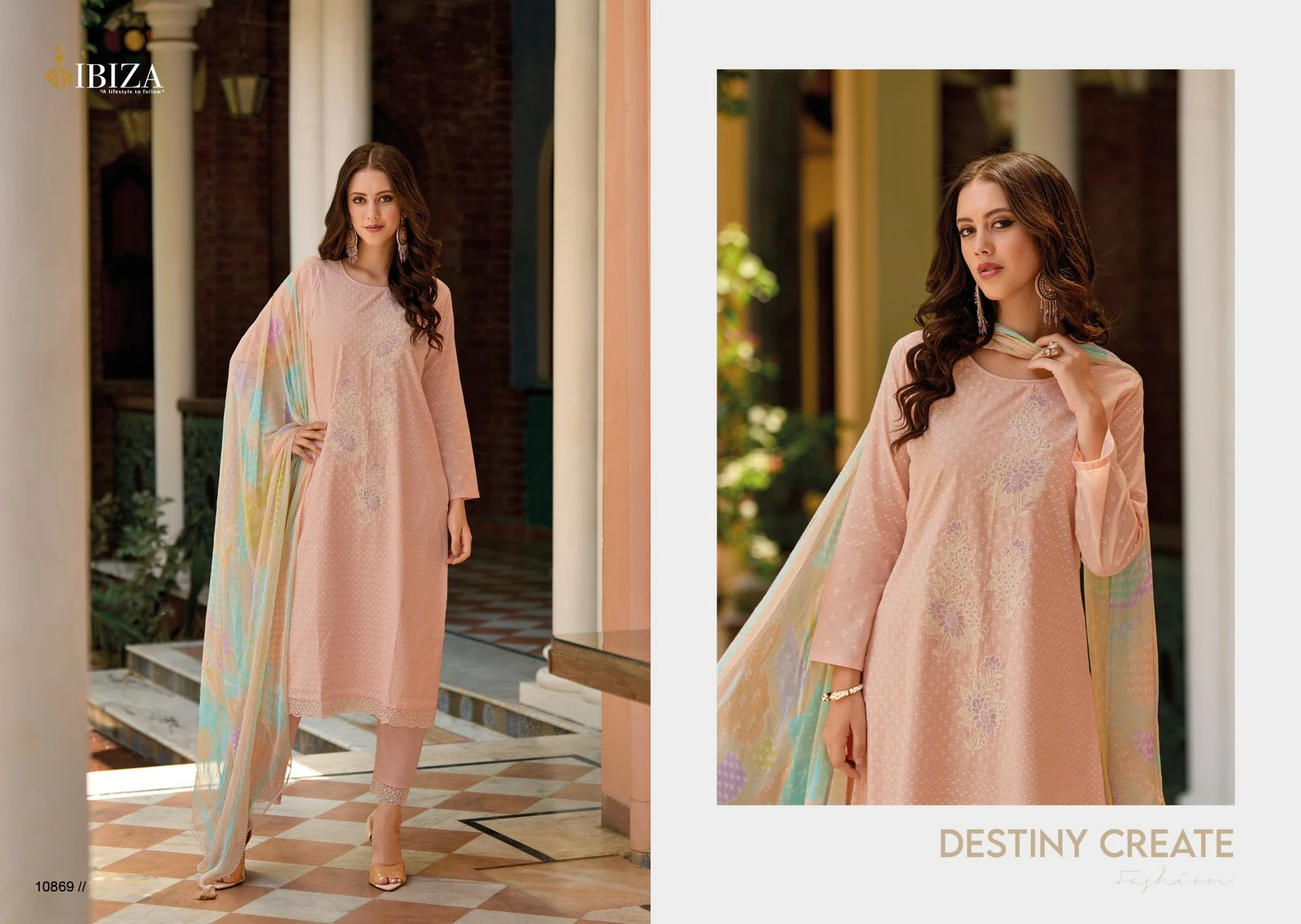 Ibiza Gucci Pure Lawn Cotton Salwar Suit Wholesale Catalog — Wholesale Salwar Suits, Ibiza wholesale from Surat — view 7